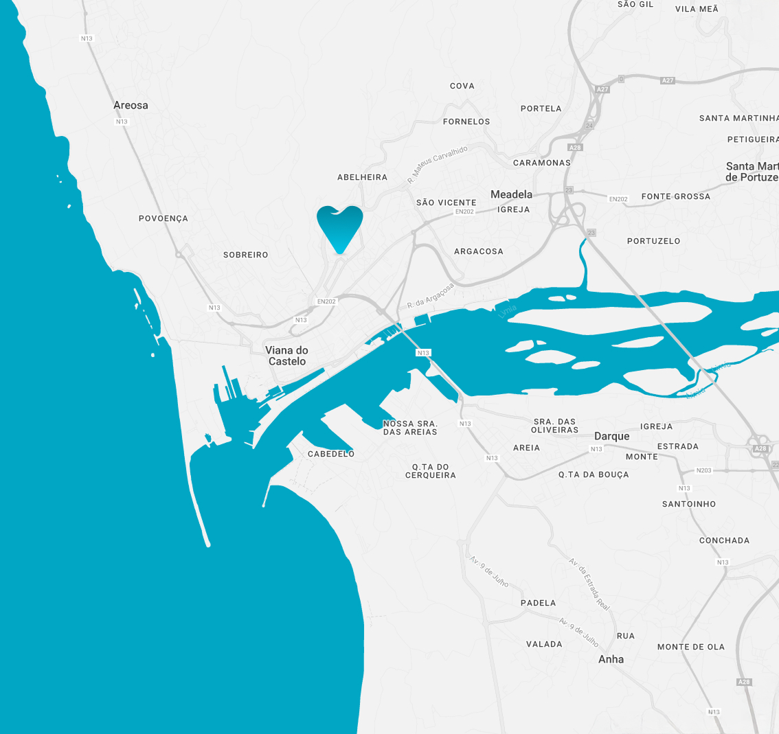 Mapa Viana do Castelo
